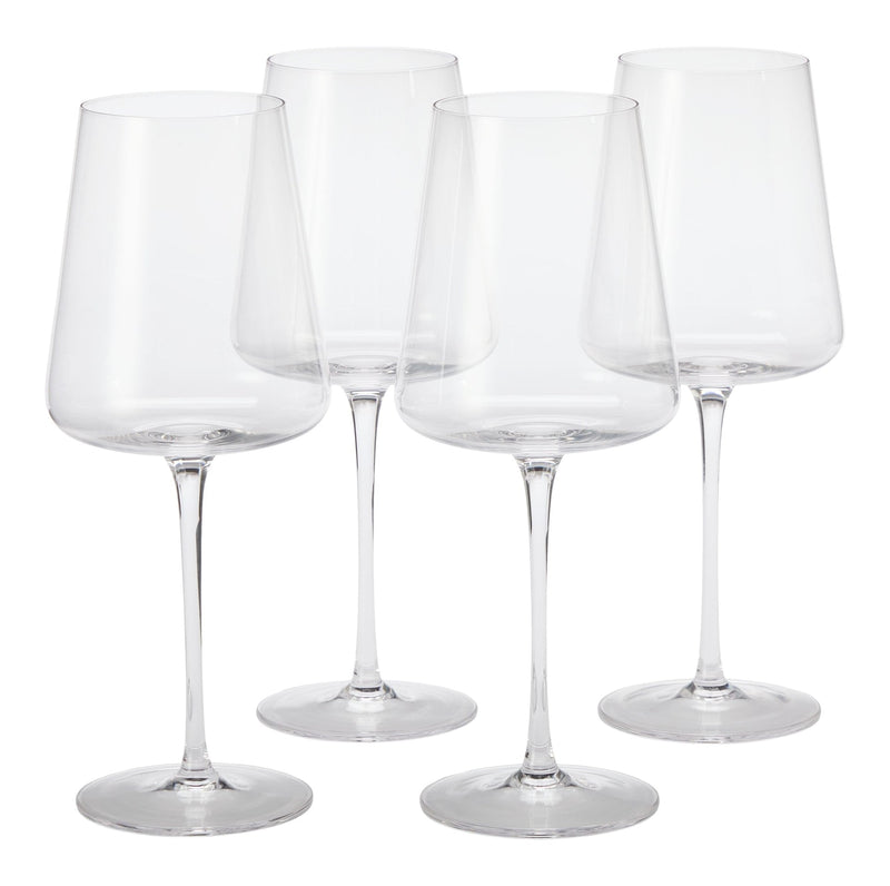 Modern Lead-Free Stemmed Wine Glass Set, 4-pk W3755