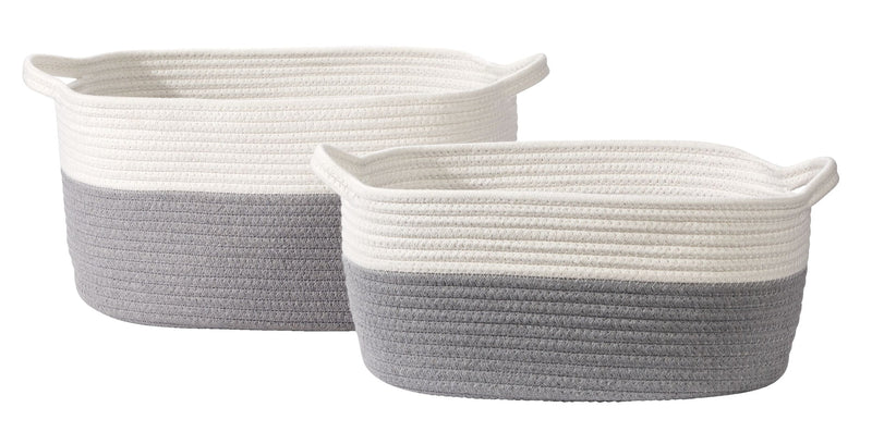 Nesting Rope Baskets Set, 2-pk U0680