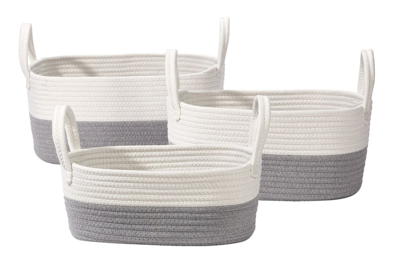 Nesting Rope Baskets Set, 3-pk O9942
