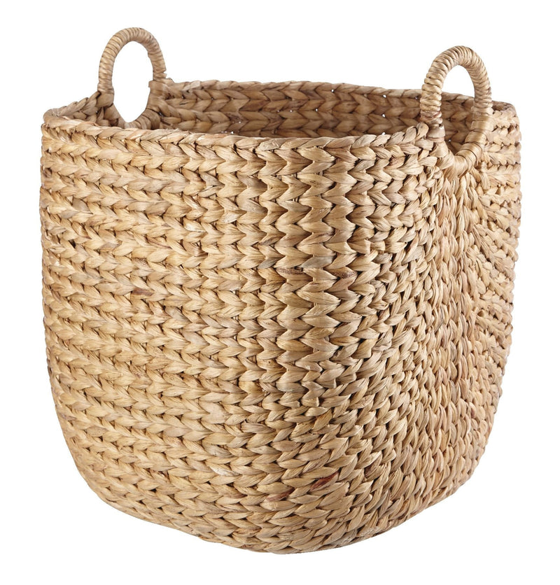 Nola Hand Woven Basket, Large, 16 15/16 x 16 15/16 x 18 1/2-in Y1588
