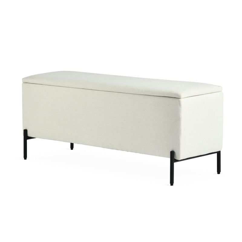 Picton Storage Bench, White H7806