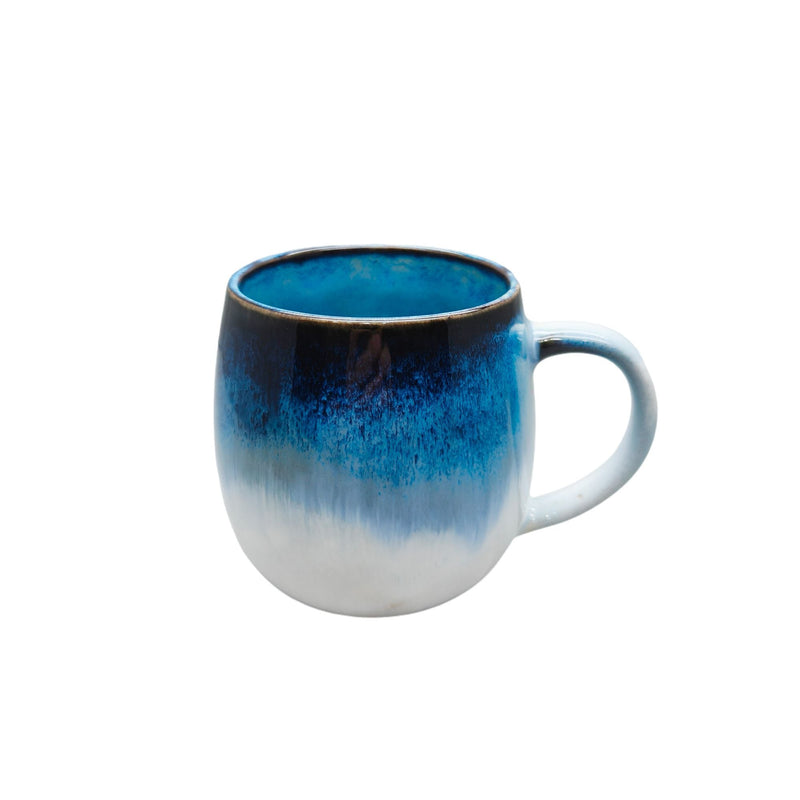 React Glaze Stoneware Mug, Navy, 20-oz D4903