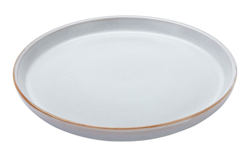 Reactive Glaze Side Plate, 1-pc, White I1926