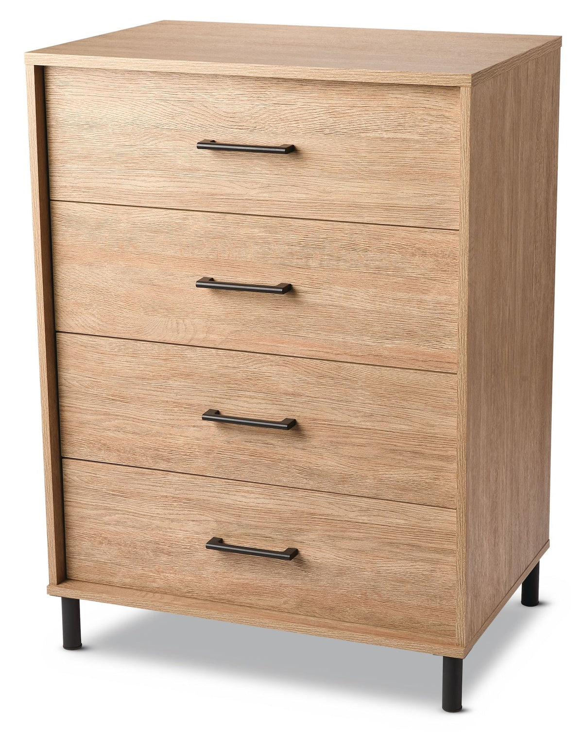 Sarnia 4-Drawer Dresser Chest, Oak