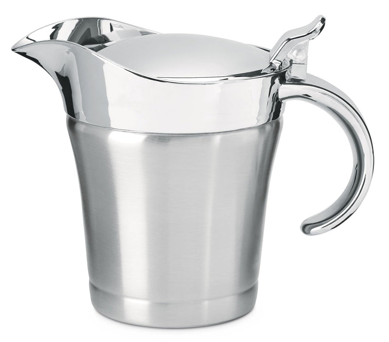 Stainless Steel Thermal Gravy Cooking Pot with Lid X1310