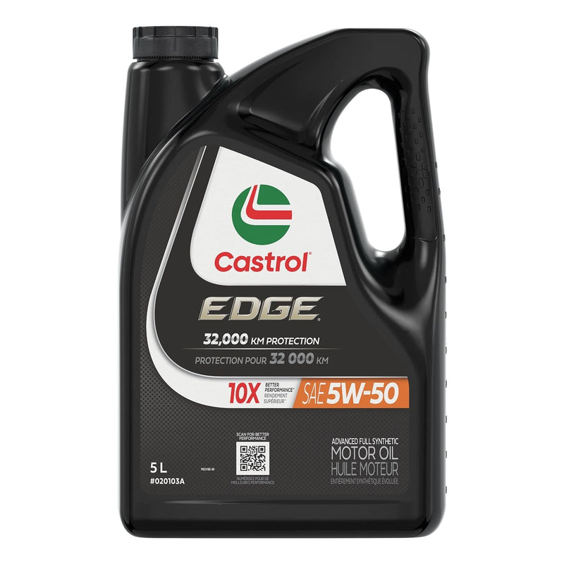EDGE 5W50 Advanced Synthetic Engine/Motor Oil, 5-L K0172