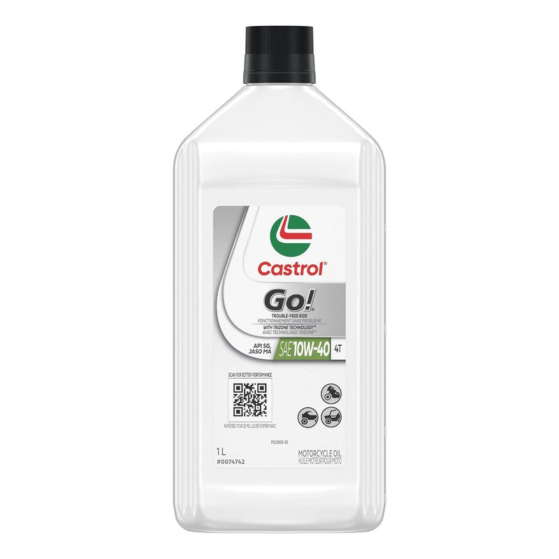 Go! 4-Stroke 4T Motorcycle Oil 10W40, 946-mL C8100