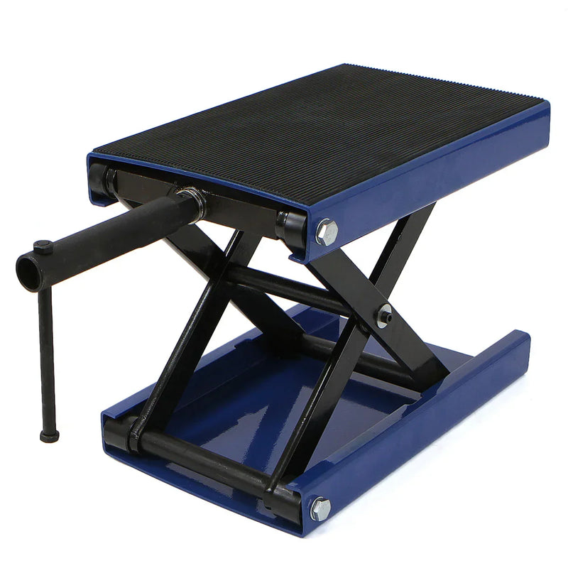 Heavy Duty Motorcycle Jack Center Scissor Lift 1100lbs Dolly Table X1580