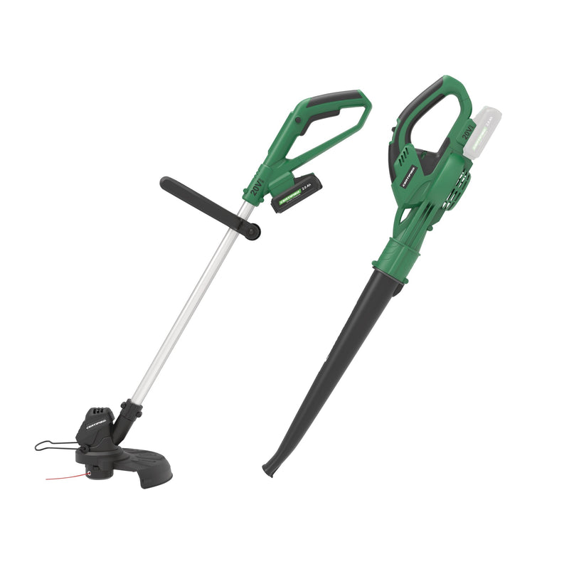 20V Cordless Line Grass Trimmer & Sweeper Combo G5385