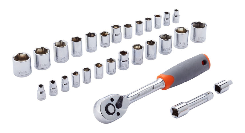 Socket and Ratchet Set, 29-pc H6026