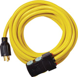Power Equipment 30A, 250V Flat Generator Extension Cord, 25-ft