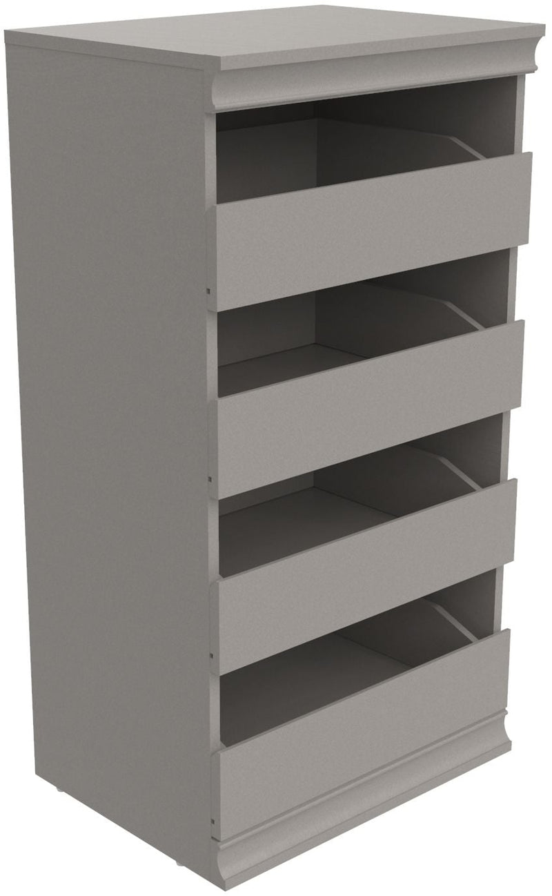 Modular Stackable 4-Drawer Closet Storage Unit, Taupe I9690