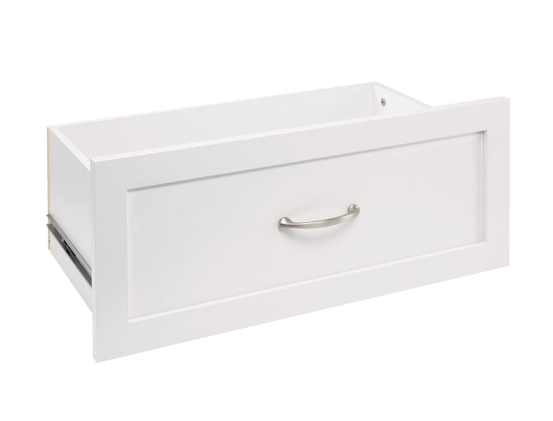 Suite Symphony Laminate Wood Drawer, White, 25-in x 10-in C6796