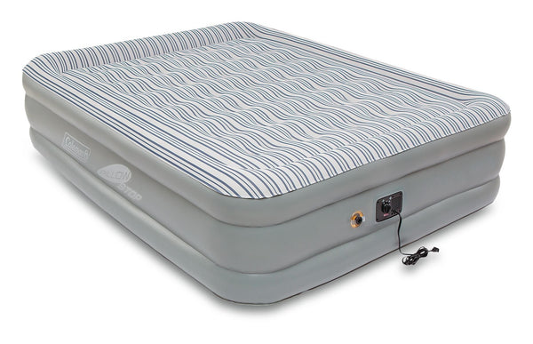 Queen SupportRest Elite Double-High Inflatable Air Mattress/Airbed with Built-In 120V Pump, Woods Outdoor Collapsible Folding Utility... W6568