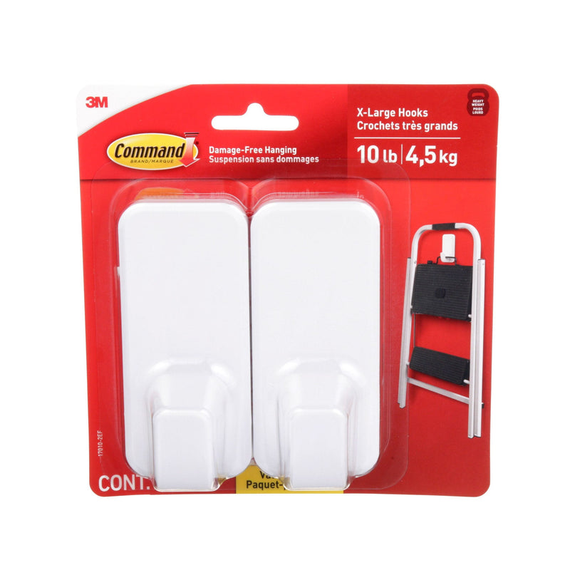 10-lb Jumbo Hook Value Pack, 17010-2EF | 2 Hooks, 6 Strips per Pack E0018