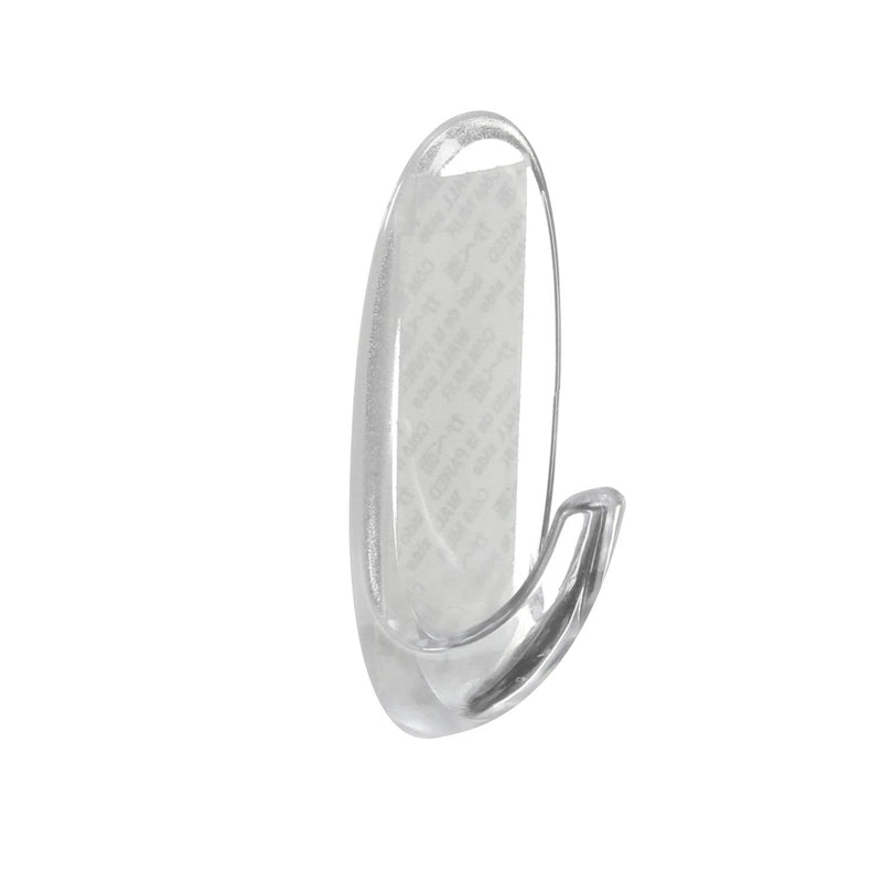 Medium Clear Hooks and Strips, Damage Free, 2-lb Capacity B8570