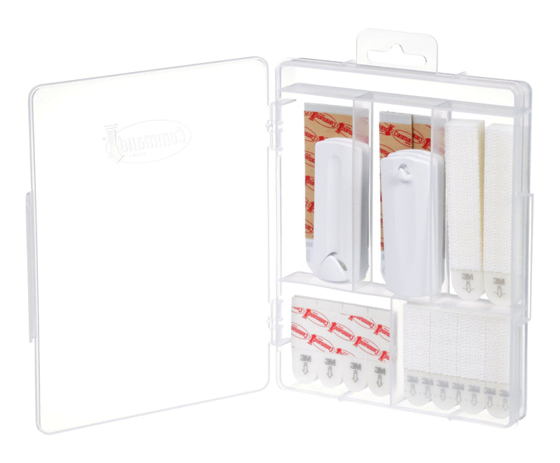 Picture Hanging Kit with Adhesive Strips, White, 50 Strips/Pack G6537