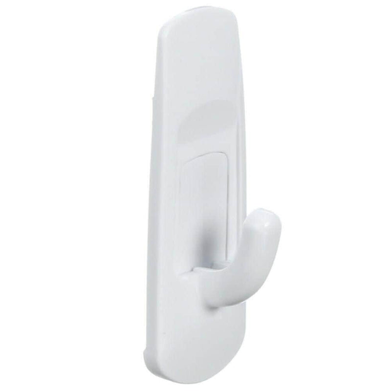 Small Utility Hooks Value Pack with Adhesive Strips, White, 1-lb, 6 Strips per Pack U9685
