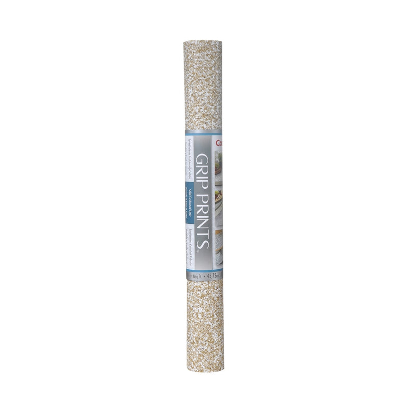 Con-Tact Grip Prints Non-Adhesive Cushioned Shelf/Drawer Liner, Beige Granite, 18-in x 4-ft L6783