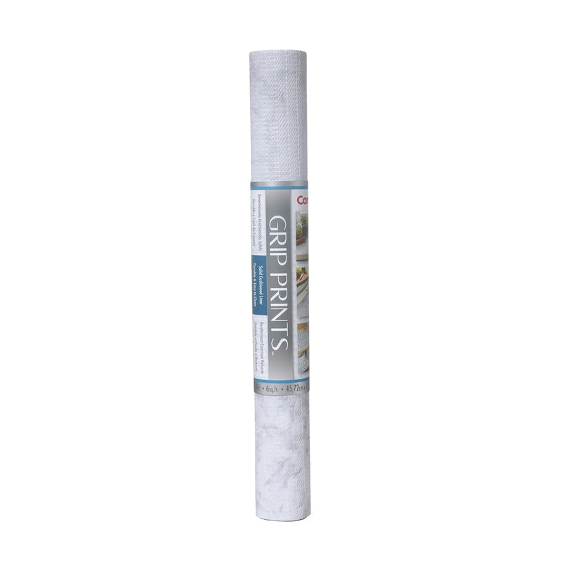 Con-Tact Grip Prints Non-Adhesive Cushioned Shelf/Drawer Liner, Marble, 18-in x 4-ft Q2137