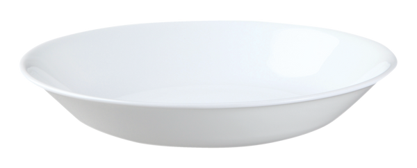 Glass Salad Bowl, 20-oz, White H7770