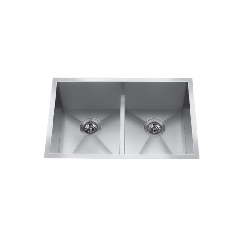 CXZD772L 29-in Low Divide Stainless Steel Double Bowl Sink Z9717