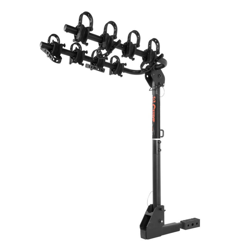 18030 2-Bike To 4-Bike Two Arm Hitch Mount Bike Rack, Fits 1-1/4, 2-in Receiver, Black S2233