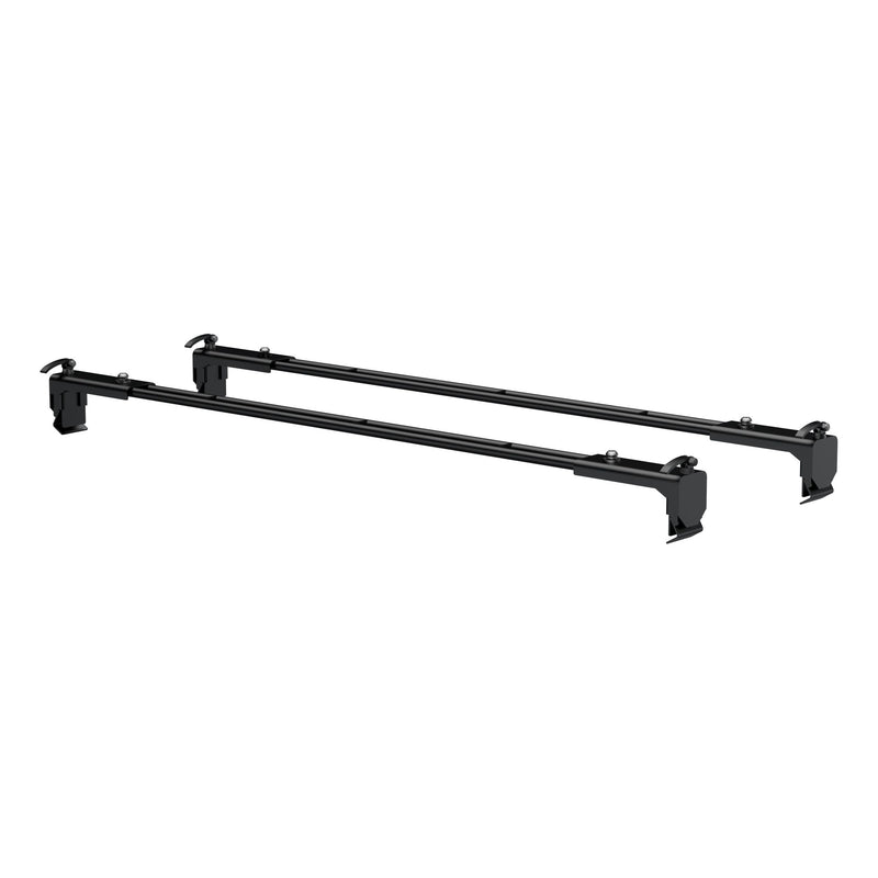 18122 Quick-Release Roof Rack Crossbars, Black Steel, Select Wrangler JK S8062