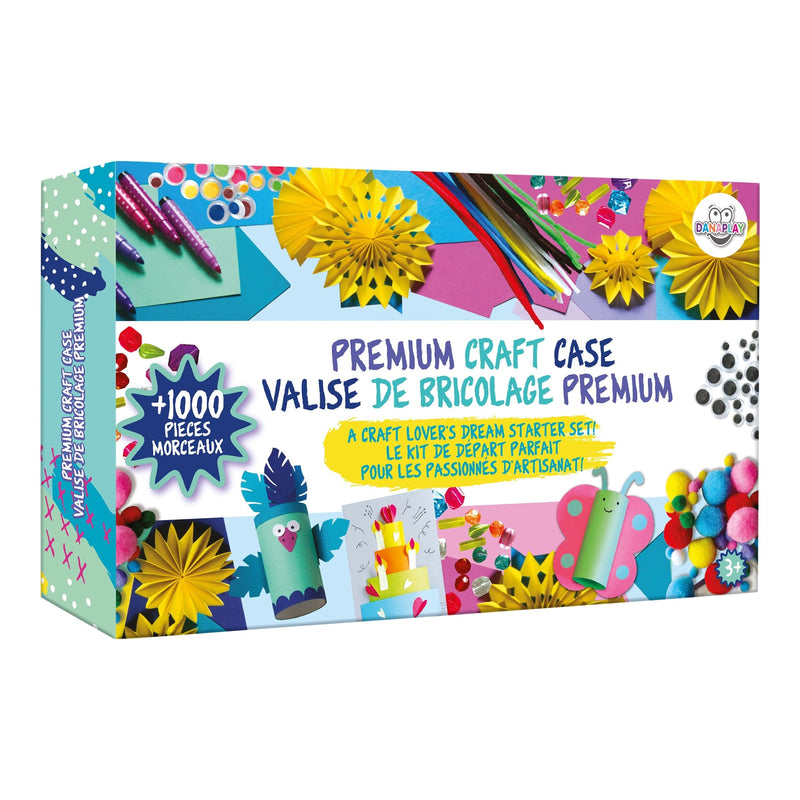 Premium Craft Case, A Craft Lover's Dream Starter Set with 1000+ Pieces Y0489