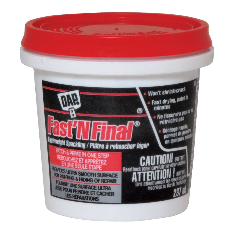 Fast N' Final Lightweight Spackling, 237-mL X0921