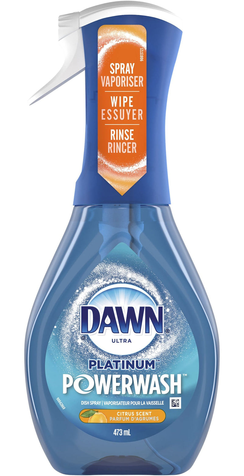 Ultra Platinum Powerwash Dish Soap Spray, Assorted Scents, 473-mL D0519