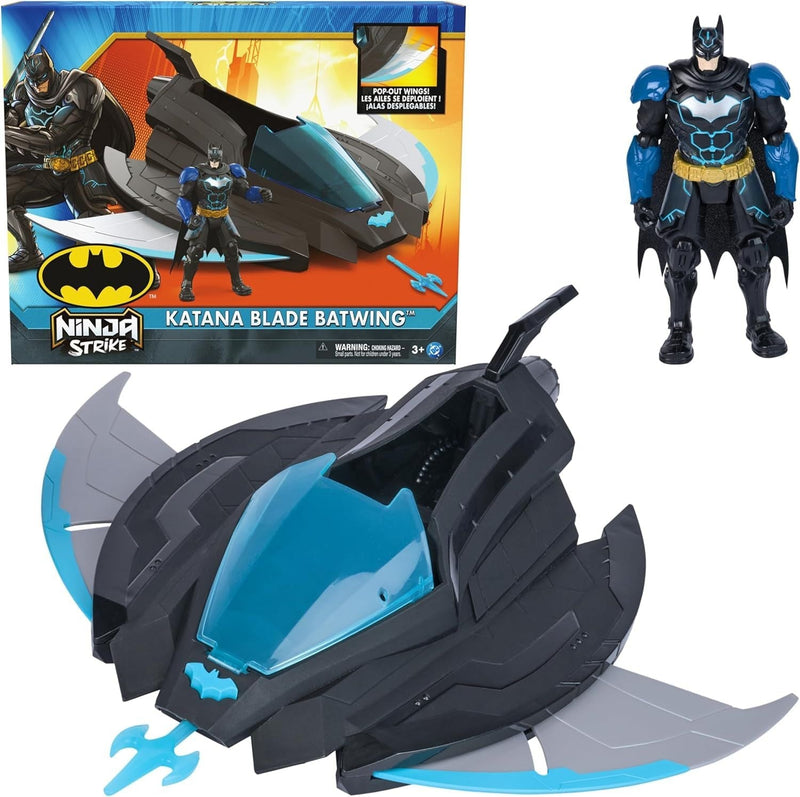 DC Ninja Srike Katana Blade Batwing and 6-in Action Figure, Ages 3+ V0699