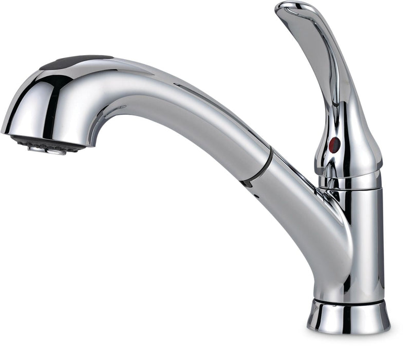 Casey Single Handle Pull Out Kitchen Faucet, Chrome B6664