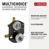 MultiChoice Universal Integrated Shower Diverter