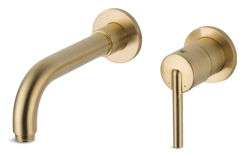 Trinsic 1-H Wall-Mount Lav Faucet Trim, Champagne Bronze Q5443