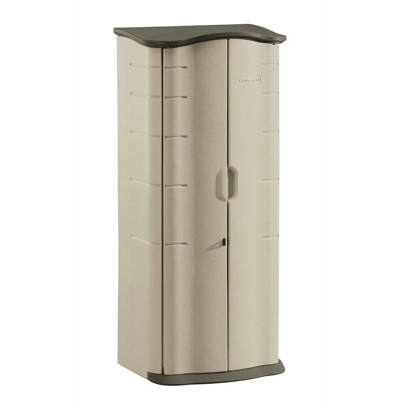 Vertical Resin Weather Resistant Outdoor Storage Shed J7525