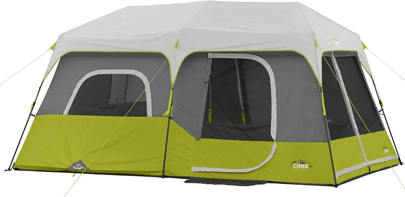 Core 9 Person Instant Cabin Tent - 14' x 9', Green (40008) Z9442