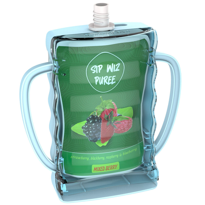 Sip Wiz Squeeze-Proof Holder, Blue Q4677