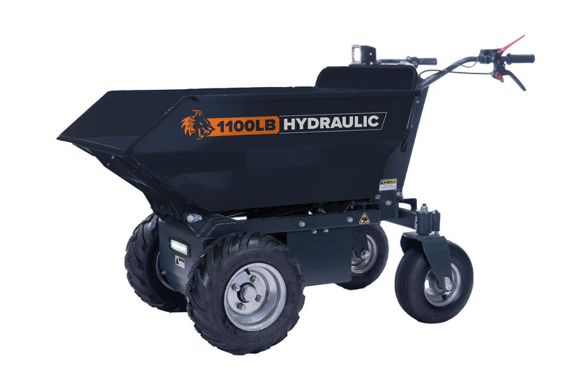 POWER by Marlon 1100 lb Self-Drive Electric Dump Cart V3582