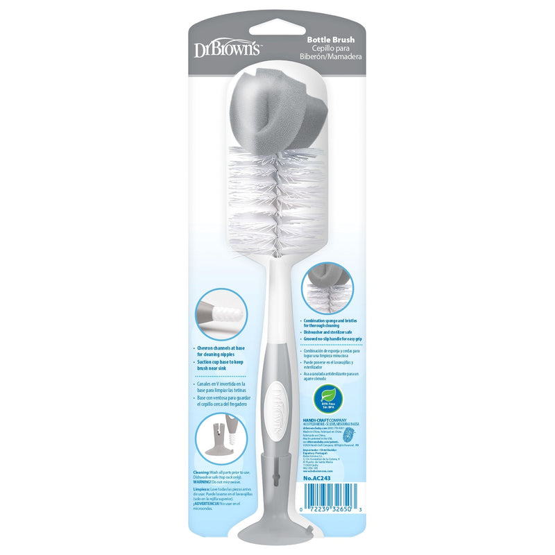Soft Touch Bottle Brush, Grey W0127