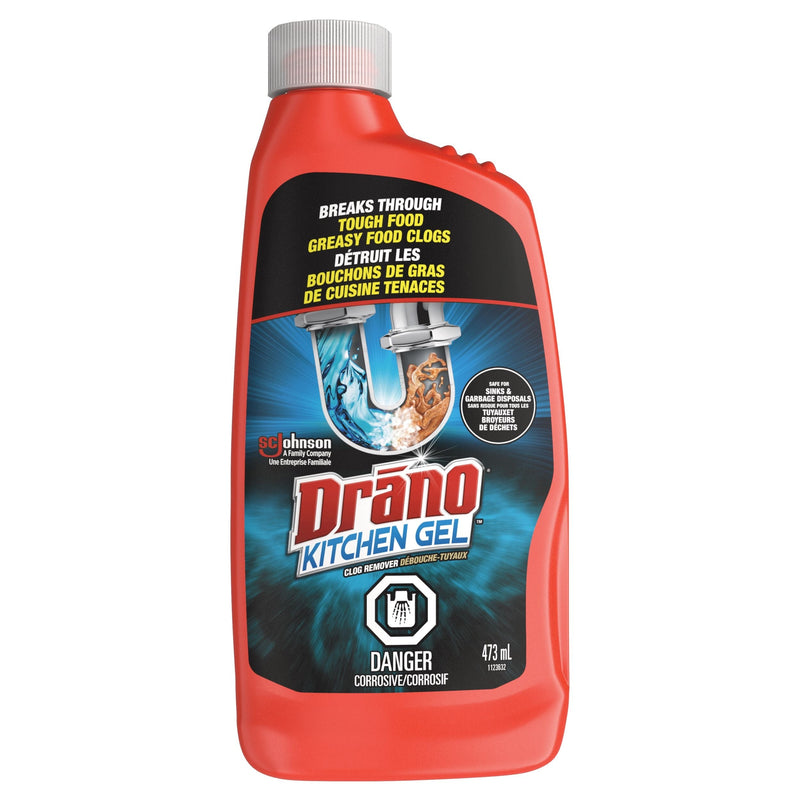 Kitchen Gel Drain Clog Remover & Cleaner, 473mL T8776