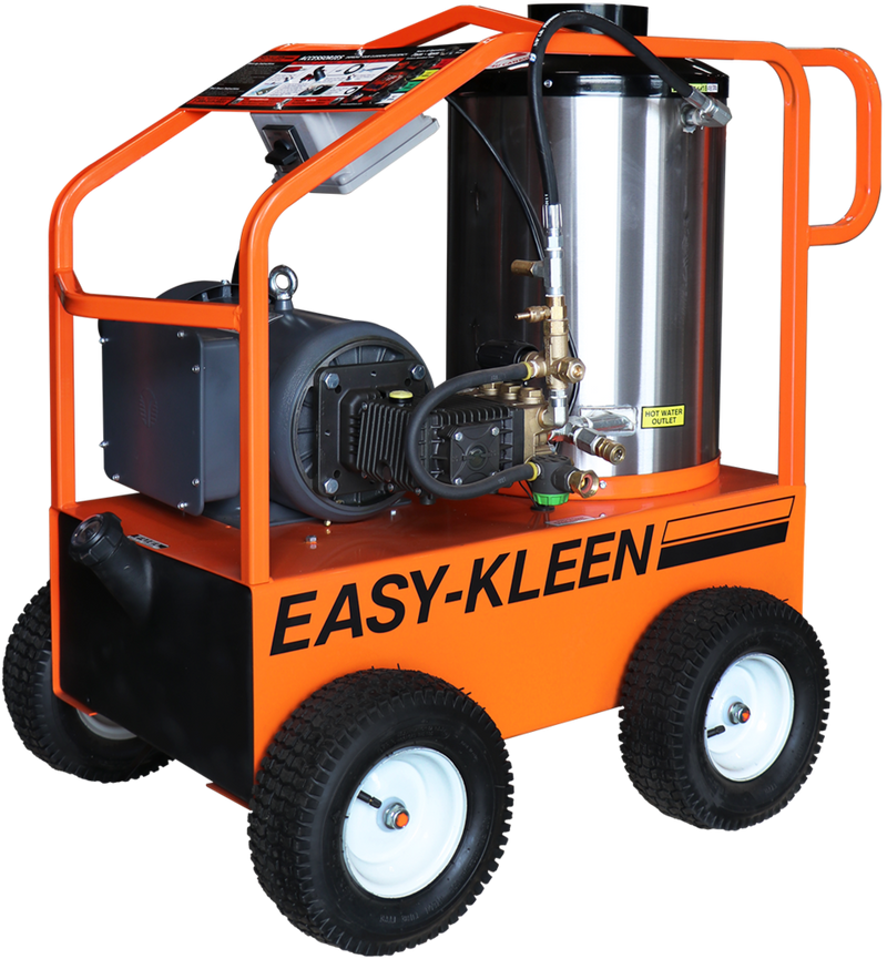 Commercial 3000 PSI 3.5 GPM Hot Water Wheeled Electric Pressure Washer M2836
