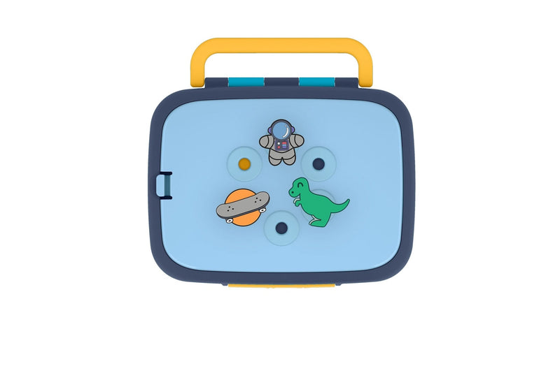 Benn Kids' Lunch Box with Quick Fill Lid, Assorted Colours, 3.6-Cups H0704