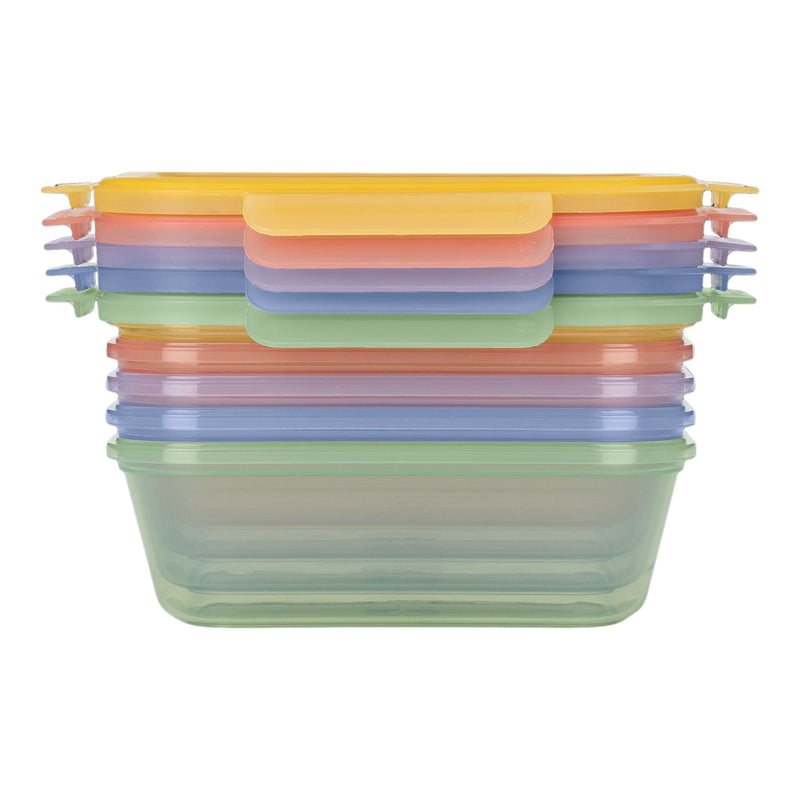 Snap & Nest Meal Prep Food Storage Container Set with Leakproof Lids, 10-pc R5734
