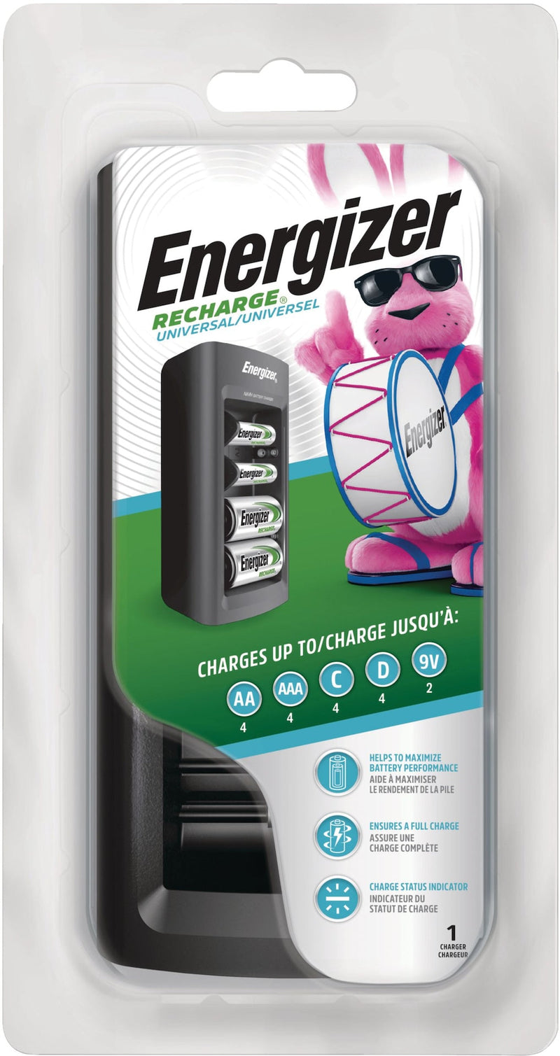 CHFC Universal Battery Charger For NiMH Rechargeable Batteries, AA/AAA/C/D/9V F2525