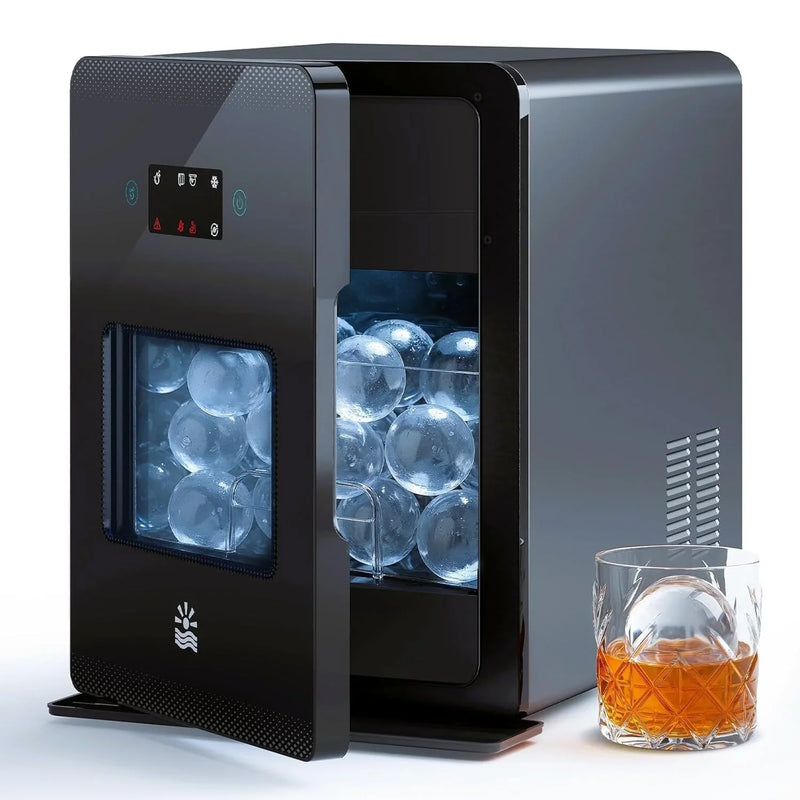 Clear Ice Ball Maker 2" 4 Spheres 144/Day LCD Self-Cleaning Y6031
