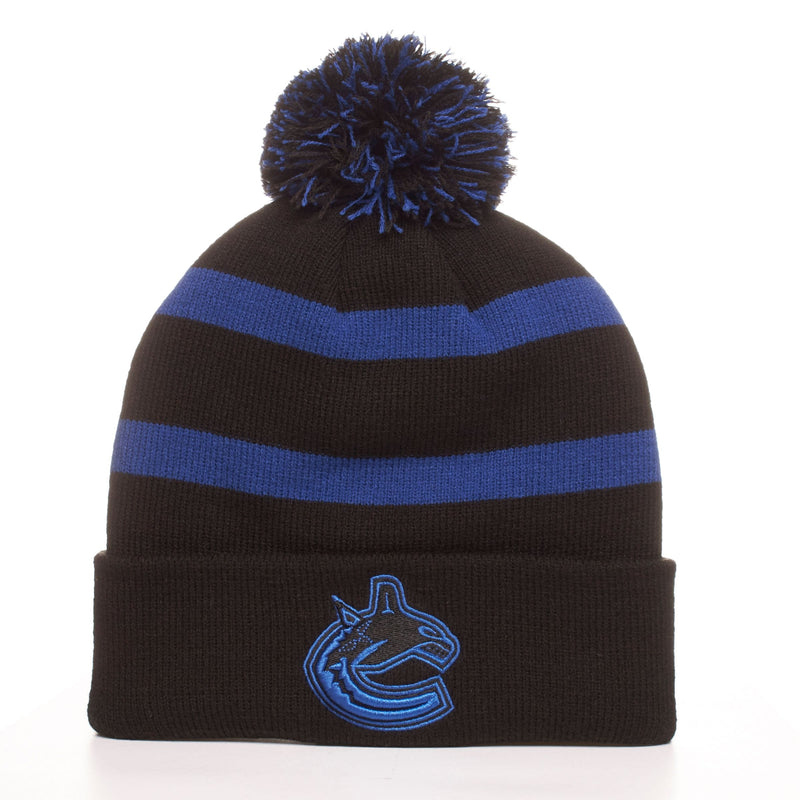 Fan Favorite Mass Breakaway Cuff Knit Pom Toque, Black, Adult L0624