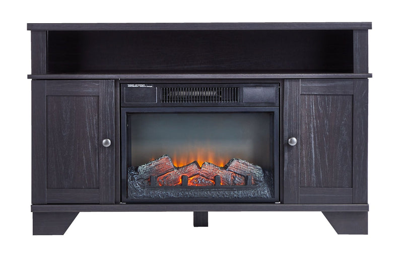 Hamilton Electric Fireplace TV Stand, 44.5-in, 1500W, Brown Cappucino Q5317