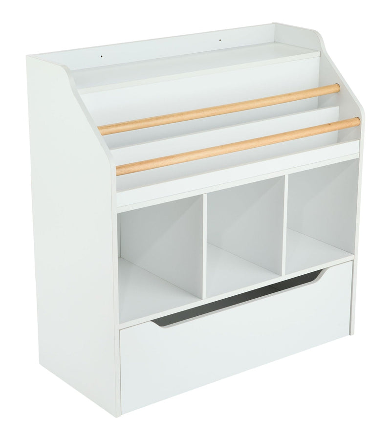 Multi-Purpose Storage Organizer with Drawer, White F6795