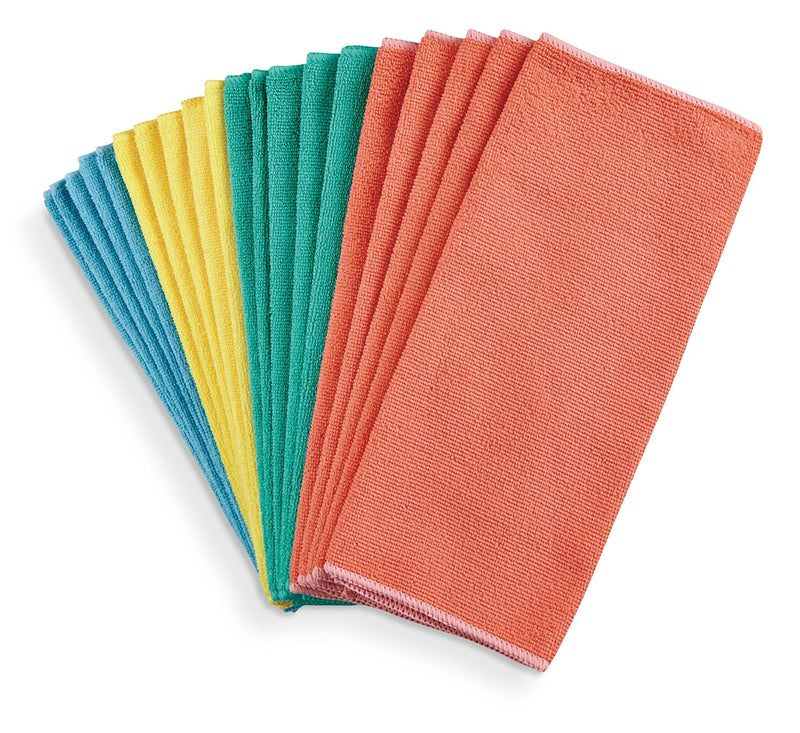 All-Purpose Machine Washable Microfibre Cloths, Assorted Colours, 20-pk C1984